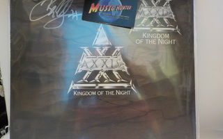 AXXIS - KINGDOM OF THE NIGHT GER -89 VG+/EX+ LP NIMMARI