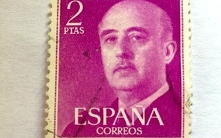 Francisco Franco Espanja Postimerkki