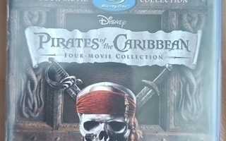 Pirates Of The Caribbean Collection  1-4 Blu Ray
