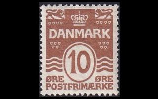 Tanska 184 ** Aaltoviiva 10 öre (1930)