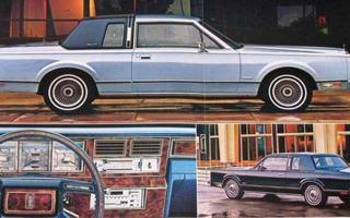 1981 Lincoln Continental esite - KUIN UUSI - 16 sivua - ISO