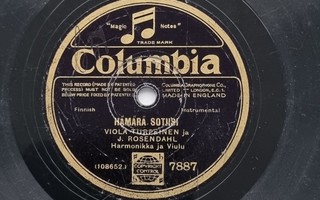 Savikiekko 1928 - Viola Turpeinen - Columbia 7887