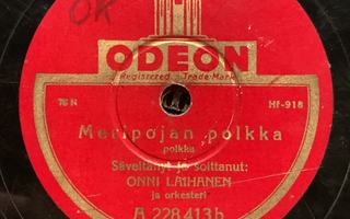 Savikiekko 78 rpm Odeon Saksanpolkka