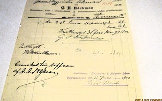 1902 Hki G F Bäckman lasku