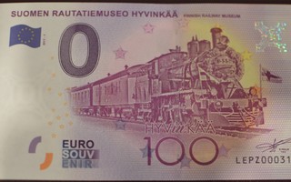 Suomen ensimmäisen 0 euron seteli