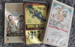 Terence Hill, Bud Spencer 3kpl VHS