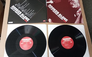 JOHN LEE HOOKER ALONE LIVE AT HUNTER COLLEGE 1976 2 X LP