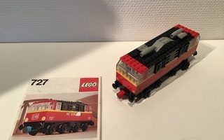Lego juna 727 12V Locomotive + ohje