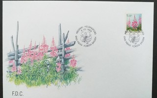 FDC 1992 yleismerkki 1 lk maitohorsma, LaPe 1188