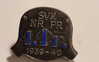 HOPEATAKOMO OY:n pinssi SVK NR PR 1939-40, hopeaa