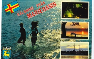 Åland Mariehamn 4-kuvainen, vaakuna ym.
