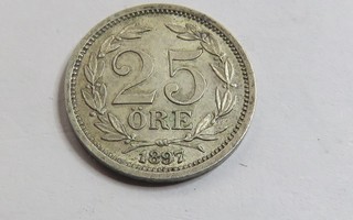 Ruotsi 25 öre 1897