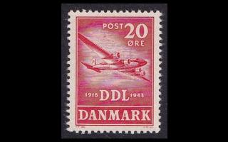 Tanska 280 ** Lentoyhtiö 25 vuotta (1943)