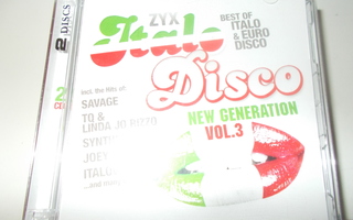 2-CD ZYX ITALO DISCO NEW GENERATION VOL 3