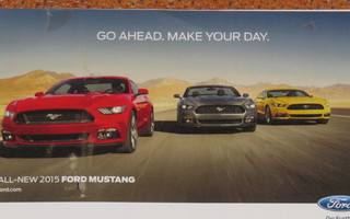 2015 Ford Mustang esite - KUIN UUSI - 12 sivua