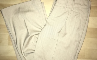 (34) uudet liituraita housut vaaleat naisten