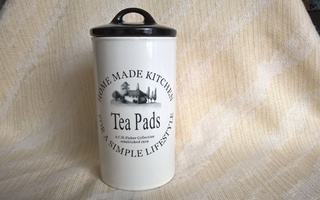 Tea Pads -säilytyspurkki