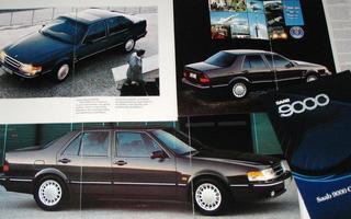 1988 Saab 9000 CD PRESTIGE esite - KUIN UUSI -  24 sivua