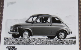 1968 Fiat 500 L pressikuva - KUIN UUSI - ISO