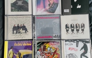 Suomi rock/pop CD-levyjä 18 kpl