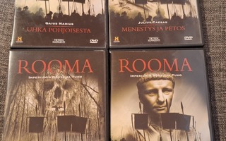 Rooma Imperiumin nousu ja tuho. 1,2,3 ja 4 DVD:t