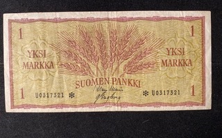 1 Markka 1963 U0317321* Lei-Tör Kl4