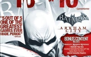 Batman ARKHAM CITY Game of the Year Ed. (Xbox360), CIB