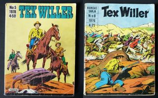 Tex Willer 8/1976 ja TEX WILLER 5/1978