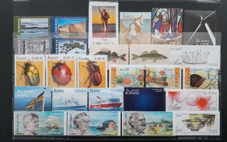 ÅLAND / AHVENANMAA postimerkkejä EURO * 26 kpl