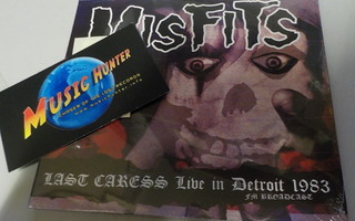 MISFITS - LAST CARESS: LIVE IN DETROIR 1983 UUSI CD (+)