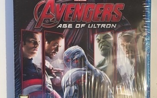 Avengers: Age of Ultron (2015) Blu-ray 3D + Blu-ray (UUSI)
