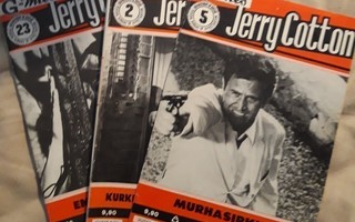 Jerry Cotton 80-luku 3kpl