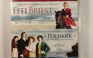 (SL) UUSI! 3 DVD) Effi Briest - Poldark - Humiseva harju