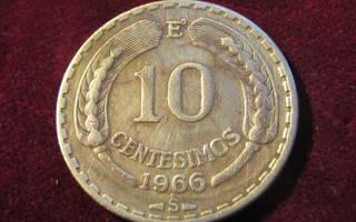 10 centesimos 1966 Chile
