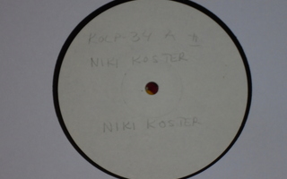 NIKI KOSTER - s/t - LP 1981 suomi rock KOELEVY vg++