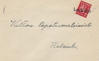 1939, Kirje , rivileima  Levälahti