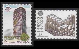 Espanja 2781-2 ** Europa moderni arkkitehtuuri (1987)