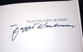 Joppe Karhunen TAISTELUJEN MIEHET ( 1p.1972 ) SIGNED