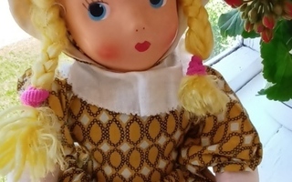 Vanha nukke: Suloinen 50-luvun nukke/ n-38 cm