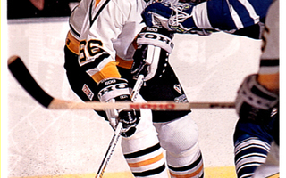 1993-94 Leaf Hockey JUMBO CARD A4 Mario Lemieux Penguins
