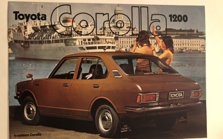 Myyntiesite - Toyota Corolla 1200 - 2/1973