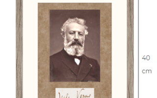 Uusi Jules Verne taulu kehystetty