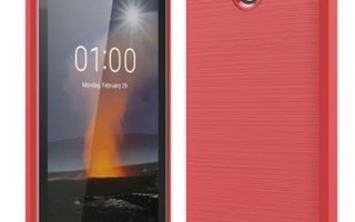 Nokia 1 - Punainen geeli-suojakuori #24795