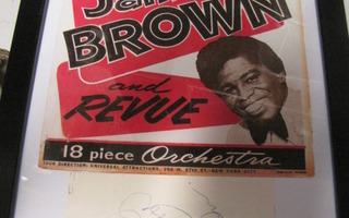 JAMES BROWN TAULU BROWIN NIMIKIRJOITUKSELLA