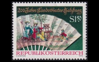 Itävalta 1498 ** Salzburgin teatteri 200v (1975)