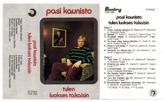 Pasi Kaunisto Tulen luokses takaisin c-kasetti