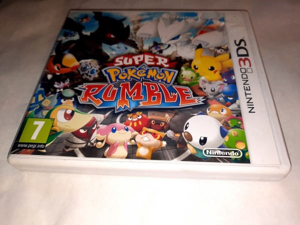 Nintendo 3DS SUPER Pokémon Rumble videopeli (CIB) 