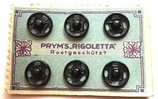 PRYMS Rigoletta Ommeltava musta neppari 11 mm