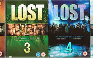 Lost: kaudet 1-6, KOKO SARJA, mysteeri seikkailu, 37DVD