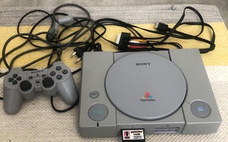 Sony Playstation1- konsoli+ohjain+ muistikortti.